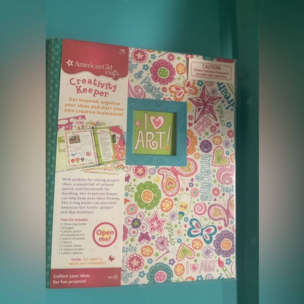 American Girl Creativity Keeper with Colorful Patterns